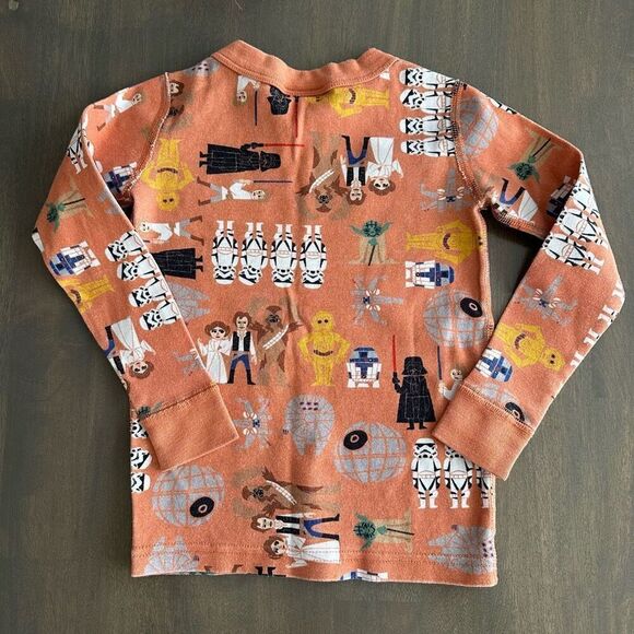 Hanna Andersson size 4 Star Wars Long John Pajamas - Picture 3 of 9